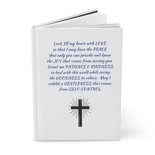 Hardcover Prayer Journal -Cobalt Blue