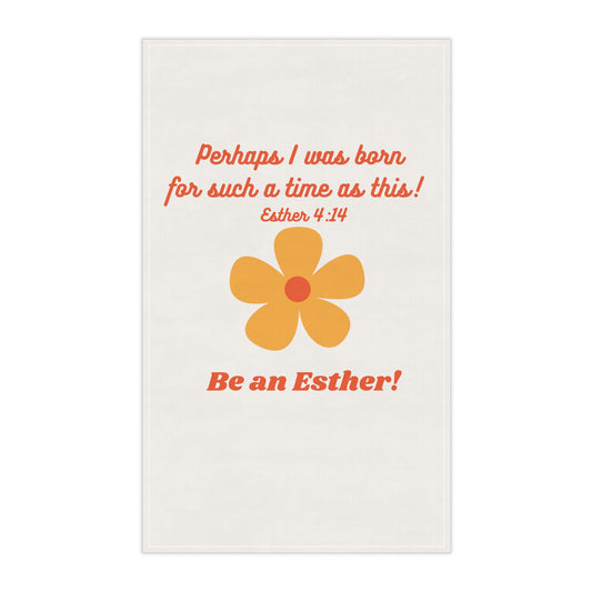 Esther Flower Power tea towel