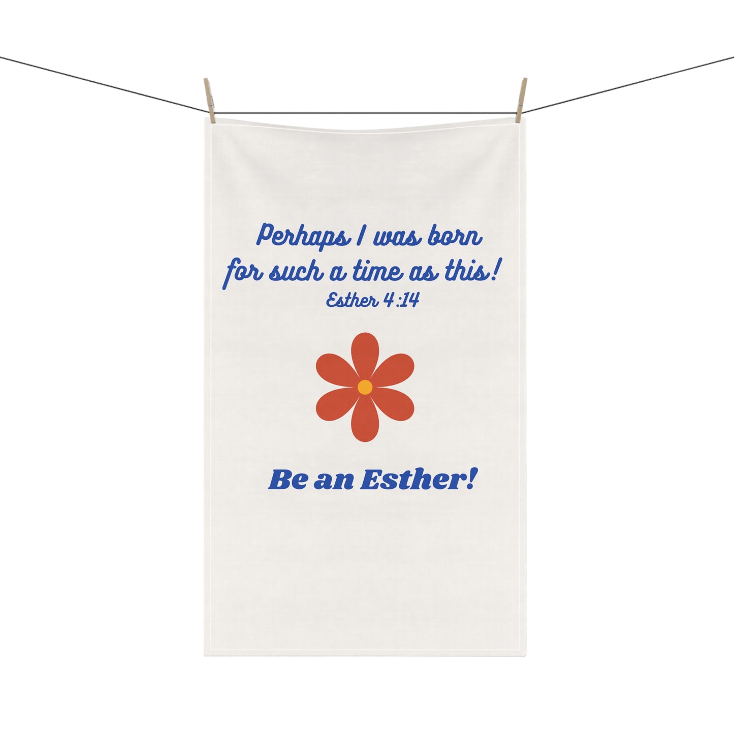 Esther motivational tea towel