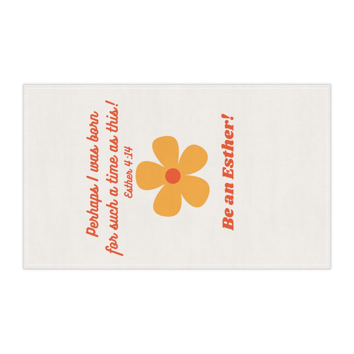 Esther Flower Power tea towel