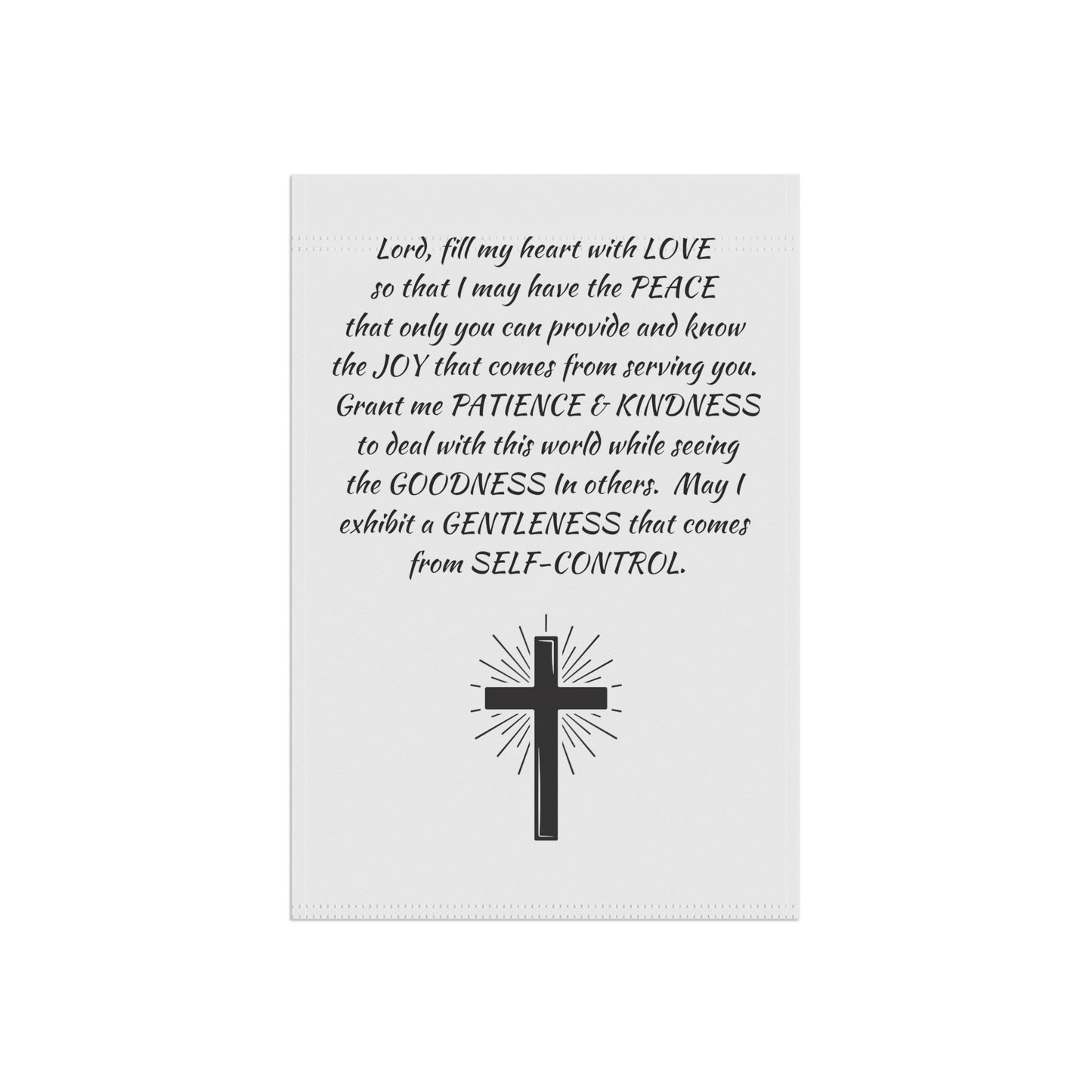 Prayer Banner-black