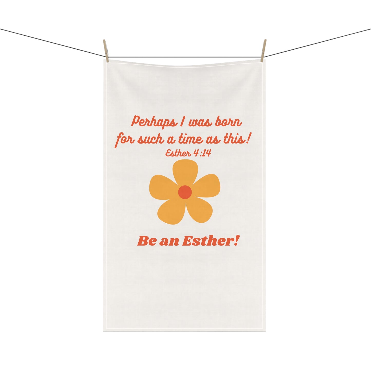 Esther Flower Power tea towel