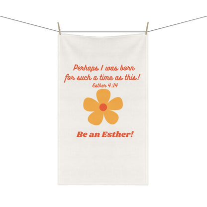 Esther Flower Power tea towel